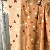 Tela de Algodón Puro de 40 Hilos con Diseños Lindos de Perros de Dibujos Animados de Osamu Harada, Amigable con la Piel, Adecuada para Ropa de Casa, Ropa Infantil, Vestidos de Mujer y Bolsas