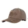Gorra de Béisbol Bordada Lavada Desgastada Retro Personalizada por el Fabricante Gorra de Béisbol para Sombrilla al Aire Libre