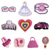 Charms para Sapato Tamanco de Alta Qualidade Mais Vendidos no Exterior Conjunto de Acessórios para Sapato DIY Sapato de Jardim Fivela Decorativa de Borracha Macia PVC
