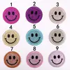 Patches Bordados no Atacado, Emblemas Bordados à Máquina, Acessórios de Alta Qualidade, Emblemas Redondos, Decorações de Roupas com Rosto Sorridente, Apliques de Patch