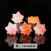 Jingdian Jewelry Fonte de Sal Carmesim Ágata Pequena Gota Coleção Fábrica Personalizada Cabeça de Coelho Fivela de Segurança Anel de Corrida Pixiu Acessórios