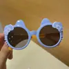 Nuevas Gafas de Sol Infantiles con Lazo de Gato Gafas de Sol para Bebé Niña Dibujos Animados Lindos Protección Solar Moda Gafas para Foto