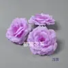 Simulación flor de rosa de 8 cm cabeza de rosa flor artificial rosa simulación flor DIY bola de flores boda hortensia guía de camino