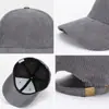 Gorra de Béisbol Gorro de Pana Gorra con Visera Bordada con Logo Personalizado Estilo Coreano Versátil para Exteriores Gorra Bordada Venta al por Mayor