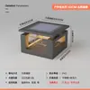 Luz de Jardín Impermeable para Exteriores, Luz de Poste Alimentada por Energía Solar, Luz Superior para Poste de Valla de Villa, Modelo Alimentado por Electricidad