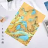 Serie de Pinturas Famosas del Mundo Carpeta en Forma de L Monet Van Gogh Pintura al Óleo A4 Carpeta de una Pieza Bolsa para Almacenamiento de Información para Estudiantes y Oficina