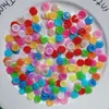 Botões Pequenos Coloridos Pacote de Material DIY Feito à Mão Jardim de Infância Pintura com Cola Criativa Botões Redondos de Resina para Crianças