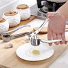 Prensa de ajo de acero inoxidable de aleación de zinc, máquina de sujeción de charcos de ajo, exprimidor de ajo manual para cocina doméstica