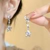 Aretes de Borlas para Mujer con Rostros Cuadrados y Redondos, Adelgazantes y Elegantes, Diseño de Nicho de Lujo Ligero, Pinzas para Orejas Versátiles y Exquisitas