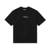 260g Transfronterizo Mm6 Margiela Clásico Estampado de Letras y Números Moda Casual Camiseta Personalizada de Manga Corta para Hombres y Mujeres