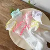 Calcetines de Verano Finos para Bebé, Calcetines Altos hasta la Rodilla con Protección contra Mosquitos, Calcetines de Media Pantorrilla para Bebé Niña, Calcetines de Algodón con Encaje, Estilosos de Princesa