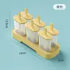 Molde para Paletas de Grado Alimenticio con Tapa para Uso en Casa, Charola para Cubitos de Hielo, Molde Portátil de Helado DIY