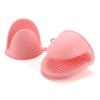 Clipe de Mão de Silicone de Cor Sólida para Uso Doméstico Luvas Anti-queimadura para Micro-ondas Luvas de Proteção Luvas de Silicone Luvas de Isolamento Térmico
