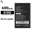 Adecuado para baterías de teléfonos móviles Sol, B1802, completamente nuevo, duradero, carga rápida, 600 mAh, larga duración de la batería, venta al por mayor de fábrica, para exportación