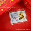 Pegatinas para Teléfono con Oro de 999, Láminas de Oro Princess Get Rich, Imanes para Refrigerador de Riqueza, Tarjetas de Oro Tesoro, Regalos Personalizados