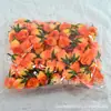 Pequeña Rosa Azalea Artificial Girasol Boda Caja de Dulces Caja de Regalo Accesorios Guirnalda de Flores de Papel Hecha a Mano Rosa de Ratán