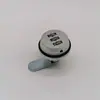 Cerradura de contraseña para cajón de cromo brillante de 20 mm, cerradura mecánica de contraseña de tres dígitos, cerradura de lengüeta giratoria de contraseña
