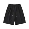 Nuevos Shorts de Verano Alta Calidad Nailon Spandex Cuadrículas de Doble Línea Exteriores Ligeros y Delgados Anti-UV Estilo Delgado Pareja Color Sólido