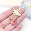 Mistura de 20 Estilos de Pingentes de Desenho Animado com Gotejamento de Óleo para Carnaval Mexicano Pimenta Maluca Acessórios para Joias de Pulseira Chaveiro DIY