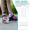Patinaje Artístico Anti-abrasión Protección de Tobillo y Pie Pegatina de Silicona Patín de Ruedas Patín de Pies Tobillo Gel Protección Anti-pellizco Patinaje de Velocidad Almohadilla de Protección para el Pie