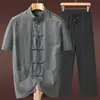 Camisa de Verano de Manga Corta para Papá, Camisa para Hombres de Mediana Edad y Mayores, Traje de Verano Delgado, Holgado y Cómodo para Abuelo, Modelo 2026