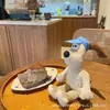 Ornamentos de Cachorro de Pelúcia para Carro Almofada de Ombro para Cinto de Segurança de Carro Boneco de Piloto Boneco de Presente de Alta Qualidade Boneco Venda por Atacado