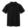 Nueva camisa polo antibacterial de 40 hilos, 220 gramos, Sorona 7A para hombre, ropa de trabajo de alta gama con bordado de logotipo personalizado