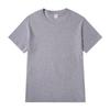 Playera Unisex de Manga Corta de Algodón Peinado de 190g, Color Sólido, Corte Holgado, Personalizable con Logo, Camiseta Cultural para Hombre