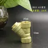 Filtro de Cobre Espessado para Aquecimento Doméstico Tubo de Água PPR Ar Condicionado Filtro Tipo Y 1/2 Polegada 3/4 Polegada 1 Polegada Limpeza Sem Desmontagem