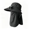 Chapéu de Verão Masculino Transfronteiriço com Aba Larga, Chapéu de Pesca, Chapéu de Pescador Anti-UV, Chapéu de Sol para Exterior, Chapéu Fresco