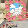 Pintura acrílica dibujos animados infantiles hecho a mano diy pintura al óleo digital pintura al óleo al por mayor verano graffiti decoración para colorear pintura para colgar