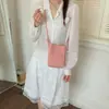 2026 Nueva Bolsa Vertical Compacta Versátil Simple para Teléfono Móvil Bolsa de Mujer Moda de Gama Alta Bolso Simple de Hombro Cruzado
