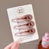 Pinza para el pelo parte trasera de la cabeza pinza lateral para mujer pinza bb simple pinza de horquilla pinza pinzas para el pelo pinza de una palabra fijación de cabellos sueltos flequillo accesorios para el pelo