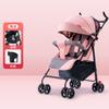 Cochecito de bebé que se puede sentar y acostar, Ultraligero, Portátil, Sencillo, Cochecito tipo sombrilla para bebé con absorción de impactos, Plegable, Cochecito para niños