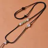 Cordão de Colar de Jade Aventurina Artesanal de Alta Qualidade com Fecho de Segurança, Cordão Trançado para Pingentes de Jade, Ouro, Jade Hetian e Âmbar Alça de Pescoço