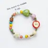 Pulsera de Cerámica de Jingdezhen, Regalo de Estilo Chino Tradicional, Tejida a Mano, Fresca y Versátil para Niñas, Nueva Pulsera de Hilo de Cerámica Estilo Chino