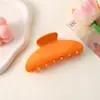 Pinza para el Cabello Retro Color Sólido Brillante Pinza de Tiburón Parte Trasera de la Cabeza Moño Pinza para el Cabello Al por Mayor Accesorios para el Cabello de Acrílico Accesorios para el Cabello Semicirculares