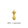 Cheongsam Guofeng DIY Accesorios de aleación Electrólisis Alta retención de color Hebilla pipa ruyi Nudo chino Hebilla para bolsa de ropa Hebilla de solapa