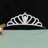 Faixa de Cabeça Princesa Amor Strass Coroa Mágica Coroa Elsa Acessórios de Cabelo Brilhantes para Aniversário de Meninas e Apresentações de Palco