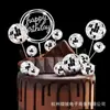 21 Peças Bola de Espelho Decoração de Bolo Bola Disco Topper de Cupcake Menino Menina Festa de Aniversário Festa