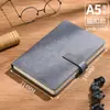Cuaderno de Oficina de Negocios A5 Cuaderno de Registro de Reuniones para Estudiantes A5 Diario Engrosado Bloc de Notas Simple Venta al por Mayor Piel