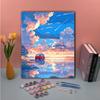 Pintura al Óleo Digital Pintura al Óleo DIY Pintura Decorativa Digital Pintada a Mano Flores Paisaje Personaje Pintura a Color Dormitorio Animación Dibujo Animado
