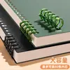 Cuaderno de Hojas Sueltas B5 Amigable con la Mano Desmontable Simple Engrosado Cuaderno de Líneas Horizontales A4 Examen de Admisión de Posgrado Bloc de Notas A5