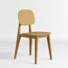 Silla de Plástico con Respaldo Creativo Macaron Nórdico para Uso en Casa, Silla de Comedor de Lujo Ligero, Silla de Ocio Moderna y Simple, Apilable