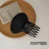 Pinza para el pelo esponjosa Popular celebridad de Internet Almohadilla invisible sin costuras Raíz del cabello Cabeza plana Aumento Calavera Peine para el cabello Parte posterior de la cabeza Accesorio para el cabello