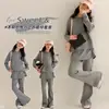 Conjunto de Otoño para Niña: Conjunto de Sudadera con Capucha y Pantalones Acampanados para Niños Mayores, Nuevo Estilo Otoño 2026, Conjunto de Dos Piezas con Camiseta Básica y Pantalones