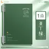 Cuaderno de Hojas Sueltas Amigable con la Mano B5 Desmontable con Espiral Cuaderno de Hojas Sueltas Simple A4 para Estudiante Universitario Examen de Admisión de Posgrado