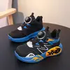 Zapatos Deportivos Infantiles Transpirables Zapatos de Baloncesto para Niños Primavera y Otoño Nuevos de Moda Zapatos de Malla Modernos Suela Suave Zapatos de Correr para Niños
