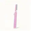 Cuchillo para recortar cejas de acero inoxidable para hombre y mujer, juego de 4 piezas, herramienta para recortar cejas resistente a los arañazos con peine, tijeras para recortar cejas, pinzas para cejas, traje