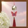 Campanilla de Viento Acrílico Colgante de Mariposa Inauguración Casa Manualidades para el Hogar Campana Colgante Pequeño Estilo Chino DIY Material Hecho a Mano Lote
